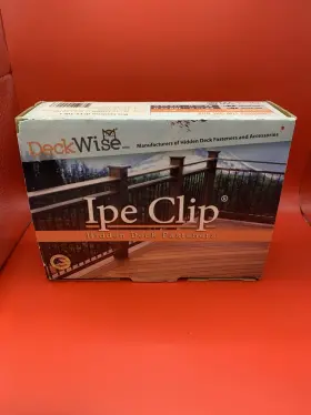812637024133 DECKWISE Ipe Clip Extreme Spacing Hidden Deck