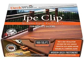 DW024775 DECKWISE Ipe Clip Hidden Deck Fasteners Gap Extreme