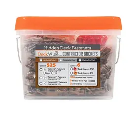 DWCB-EXS-SBL-525-8X2-BL DECKWISE Ipe Clip Hidden Deck Gap