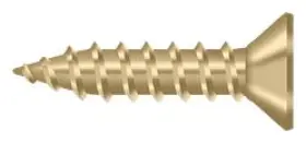 SCWS975U4 DELTANA Steel Wood Screw Pack