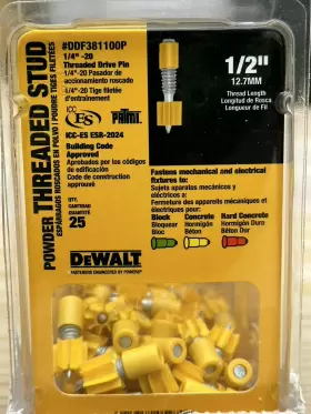 DDF381100P DEWALT Washered Powder Studs #3