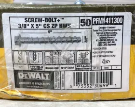 PFM1411300 DEWALT Screw Bolt Concrete Anchor Zinc #2