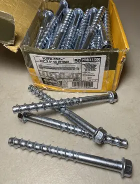 PFM1411300 DEWALT Screw Bolt Concrete Anchor Zinc