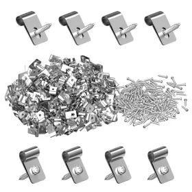 DF-LS1 DFUGIFT Screws Pack Steel Wire Fence Clips Fenci