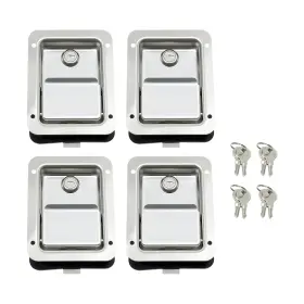 Q0627 DIITGGE Pack Steel Tool Box Latch Lock Flush Mount Kit