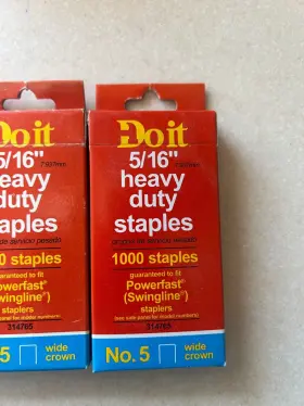 314765 BOX Staples Powerfast Swingline #2