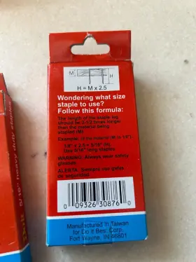314765 BOX Staples Powerfast Swingline #3