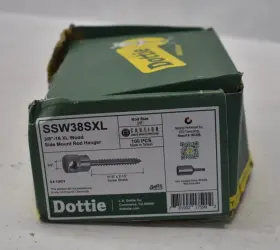 781002175902 DOTTIE Wood Mount Rod Hangers Pack Drilling #3