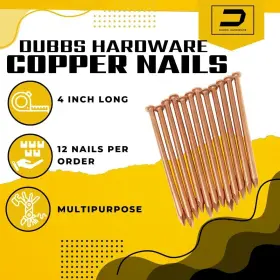 769055287438 DUBBS HARDWARE Pack Copper #3