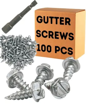 DH-SSZP1-2 DUBBS HARDWARE Gutter Screws Steel Gutt
