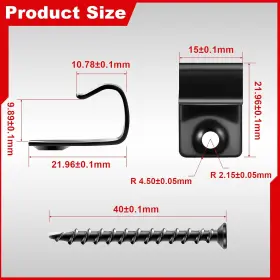 313056923972 DUNZY Steel Start Clips Deck Decking #2