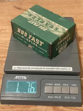 5010D DUO-FAST Box Chicago Chisel Tip Staples Nos #2