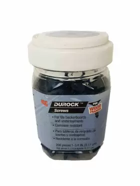170189 DUROCK Screws Bit Wood Framing Tile Backboards Recess