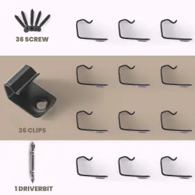 749524938528 EASTERN HORSES Steel Starter Clips Decking Board #2