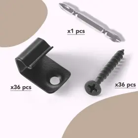 749524938528 EASTERN HORSES Steel Starter Clips Decking Board #3