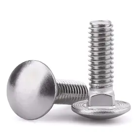 AB190110-25 EASTLO Carriage Bolts Steel Screws Rou
