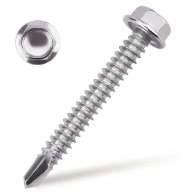AB210406-50 EASTLO Hex Washer Head Drilling Screws