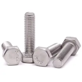AB7001-25A02 EASTLO Hex Head Bolts Screws Steel