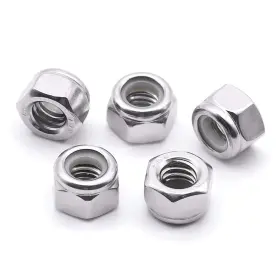 AN100203-50 EASTLO Hex Lock Nuts Locknuts Drive Bright Fini