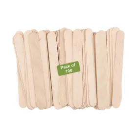 JUMBO-100 ECO CRAFT STIX Wooden Popsicle Sticks Pack