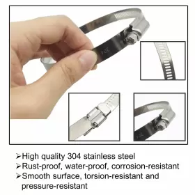 787446048963 EESTECK Steel Duct Hose Clamp #2