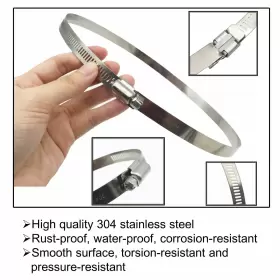 787446056999 EESTECK Steel Duct Hose Clamp Pipe #2