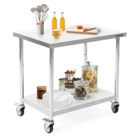 SSWT3624 ELSKHUGI Steel Table Caster Wheels Comme