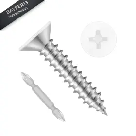 B02.W04X0114-200 ETAUWE Flat Head Tapping Screws