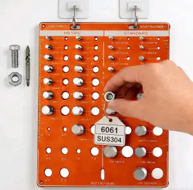 EK-LWJCQ-001 EVERKEEN Nut Bolt Thread Checker Standard Hole