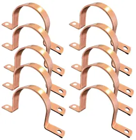 724049294472 EZ-FLUID Plumbing Copper Pipe Strap Clamp Ho