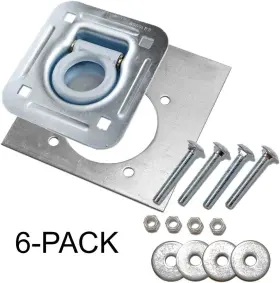 DR6000-P-6PK-HW FARM TOUGH TOOLS Recessed Recess Pan Ring Tie #2