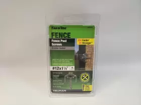 9976304 FAS-N-TITE Ceramic Exterior Fence Post Screws Box