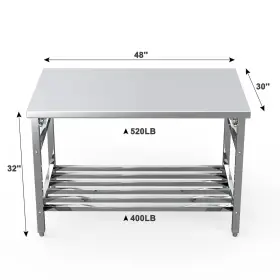196336172013 FASHIONWU Steel Table Folding Kitchen #3