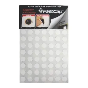 FASFCMB12WH FAST CAP Solid Pvc Screw Covers Pack