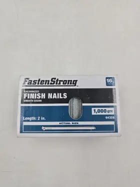 64328 FASTEN STRONG Galvanized Finish Nails Shank