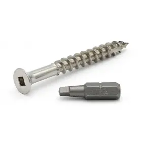 FD02115 FASTENER DEPOT Steel Deck Screws Square Drive Tip