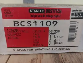 BCS1109J FASTENERUSA Bostitch Box Leg Crown Staples #2