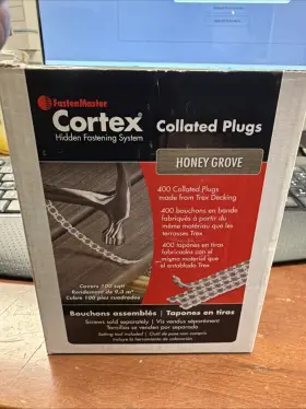 FMCTXQUAD-400ENHY FASTENMASTER Cortex Collated Plugs Honey