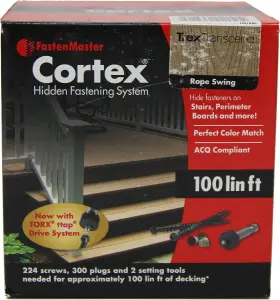 FMCTX-TX1LFTSRS FASTENMASTER Cortex Trex Decking Rope Swing