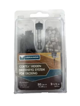 FMCTX-VA75BR FASTENMASTER Cortex Hidden Fastening Veranda Kit