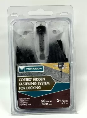 FMCTX-VA75GY FASTENMASTER Cortex Veranda Decking Screws Pack