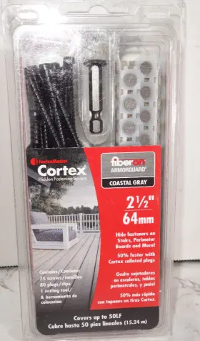 FMCTXCL-FB75AGCG FASTENMASTER Cortex Fiberon Decking Hidden