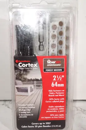 FMCTXCL-FB75AGFB FASTENMASTER Cortex Fiberon Decking Hidden