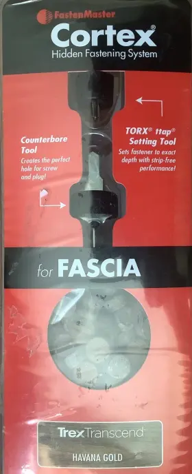FMCTXF-TX50TSHG FASTENMASTER Cortex Fastening Trex Fascia