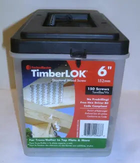 FMTLOK06-150 FASTENMASTER Timberlok Hex Head Structural Wood