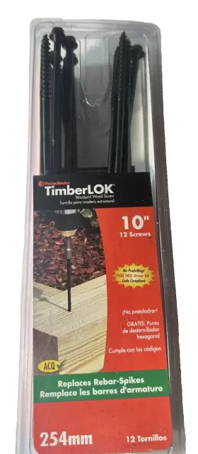 FMTLOK10-12 FASTENMASTER Timberlok Structural Wood Screw Pack #2