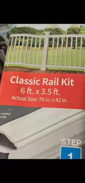 313047492456 FIBERON Pack Deck Railing Classic Rail Balusters