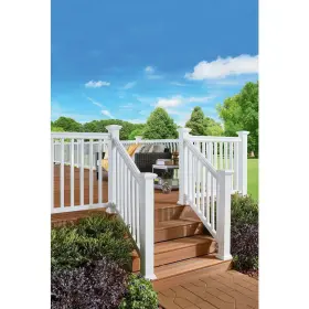SEC19 FIBERON Stair Rail Prefinished Exterior High Kit #2