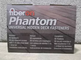 844219021049 FIBERON Phantom Hidden Deck Fastener Screws Bit