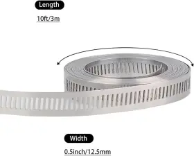 313050874867 FLOWDEN Steel Duct Hose Clamp Pipe Air Ducting #3